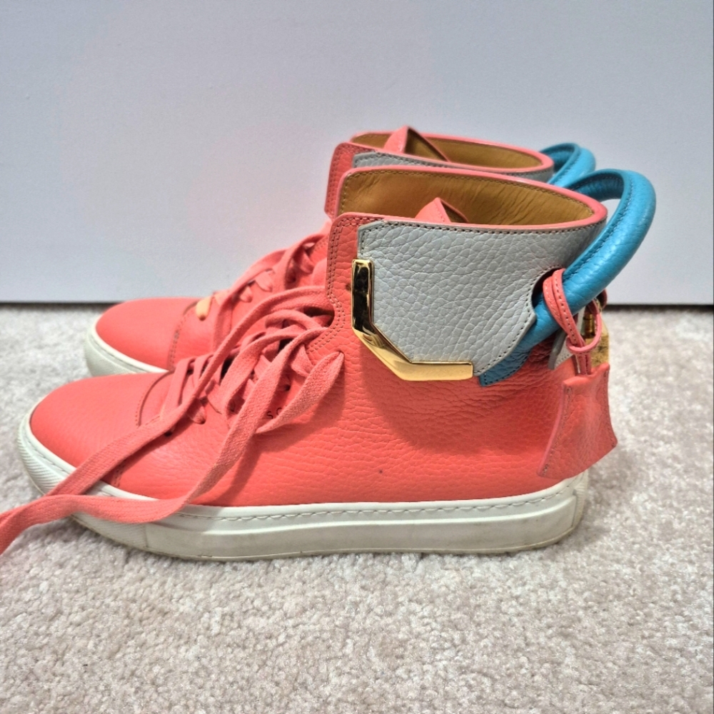 Buscemi Leather Sneaker, Size 37